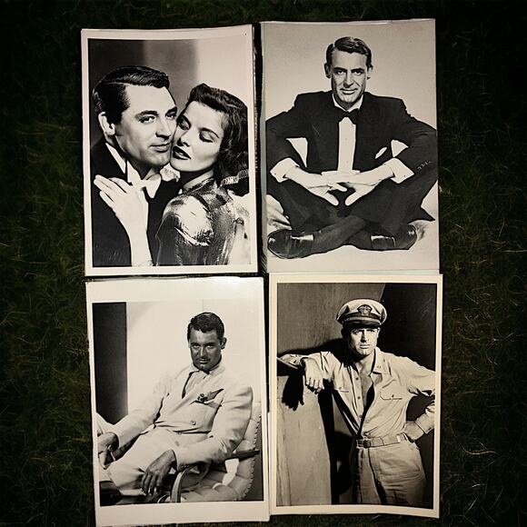 4 Cary Grant Vintage Black & White Postcards, 1 Magnet & 3 Bookmarks! - Picture 2 of 16